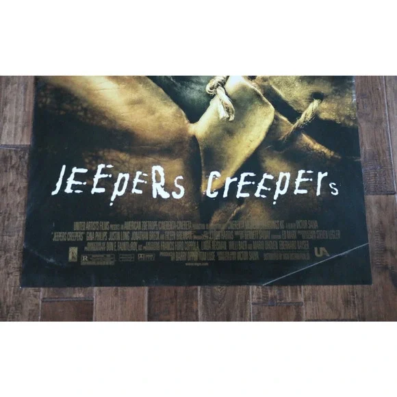 VINTAGE Jeepers Creepers 2001 Original Movie Poster Double Sided Mirror